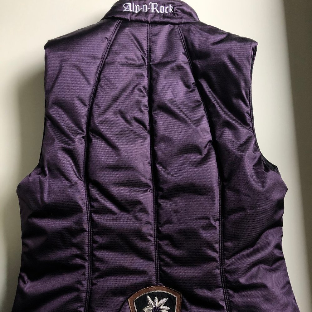ALP-N-ROCK purple/black reversible vest
